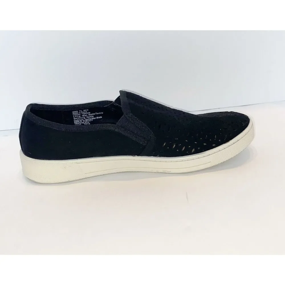 Croft & Barrow Tracey Slip On Sneaker Shoes Black Ortholite Women’s Size 7.5 - Picture 6 of 11